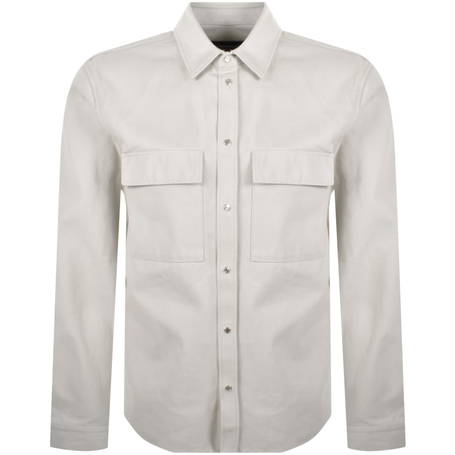 DSQUARED2 Icon Ice Overshirt Light Grey | Mainline Menswear